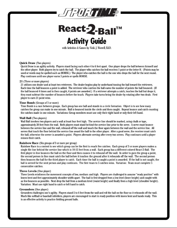 Z Ball React-o- Ball