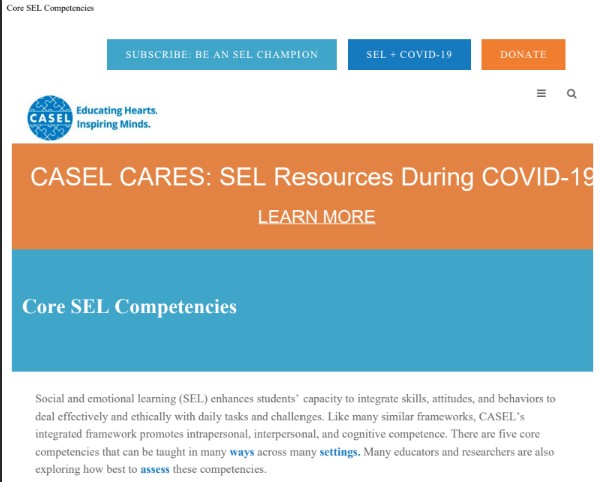 CASEL Core Competencies