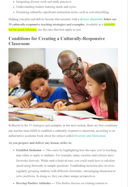 Culturally Responsive Teaching in P.E.