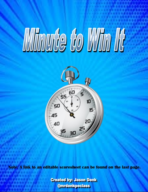 Minute to Win It Games