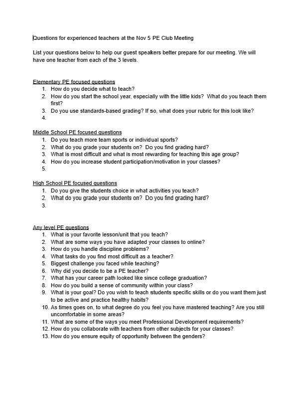 Interview Questions